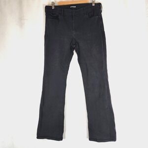 Express Jeans Womens 14 L Black Boot Cut Mid Rise Stretch Moto Casual